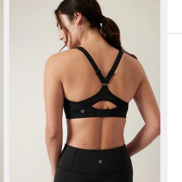 Athleta Advance Bra B-G  34DD 34 DD black high impact sports bra NWT High Impact - Picture 2 of 3